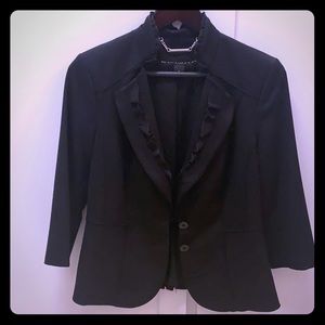 Gorgeous black jacket with feminine detail